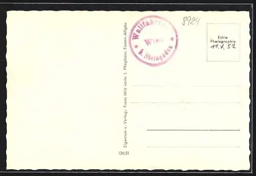 AK Wies, Wallfahrtskirche, Innenansichten