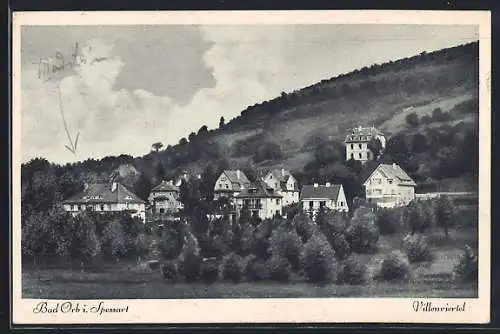 AK Bad Orb i. Spessart, Villenviertel