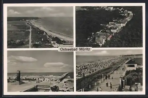 AK Müritz, Ostseebad, Strandpartie, Promenade, Ortspartie
