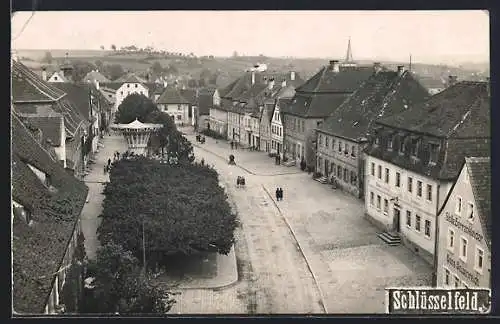 AK Schlüsselfeld, Gasthaus-Brauerei zum schwarzen Adler