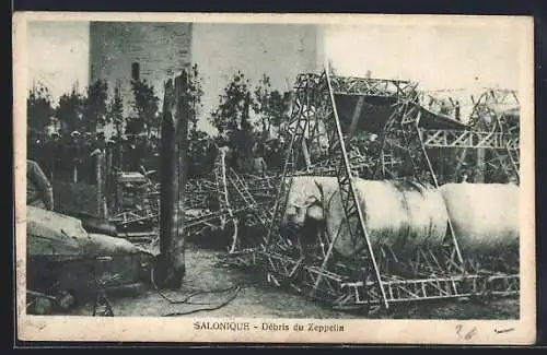 AK Salonique, Debris du Zeppelin
