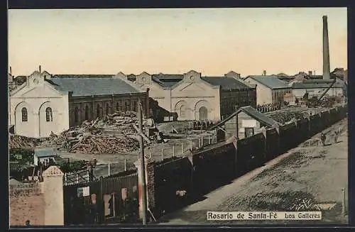 AK Rosario de Santa-Fé, Los Galleres, Fabrikgebäude