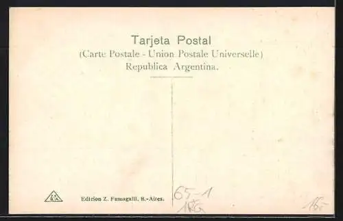 AK Cachenta, Estacion Cachenta, Cordilleria R.A., Bahnhof