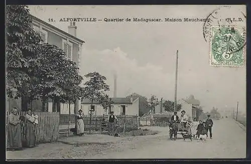 AK Alfortville, Quartier de Madagascar, Maison Mauchamp