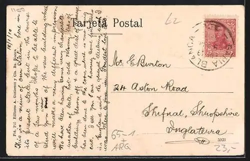 AK Bahia Blanca, Bahnhof, Estacion F.C.S.