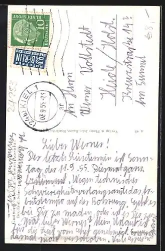 AK Passade b. Kiel, Altes Haus, Wasserpartie