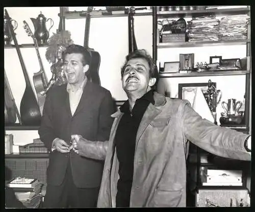 Fotografie Pat Morin, Sänger Domenico Modugno und Bob Russell