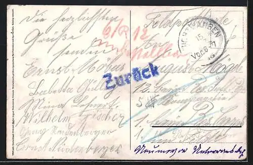 Künstler-AK Willy Stoewer: Segelschiff in stürmischer See