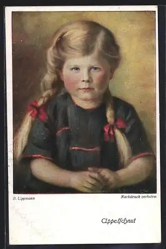 Künstler-AK sign. B. Lippmann: Appelschnut