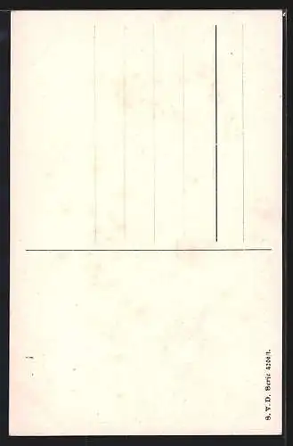 Künstler-AK sign. A. Herzing: Frau sitzt bei offenem Fenster