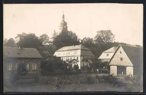 Foto-AK Heinersdorf / Sonneberg, Ortspartie