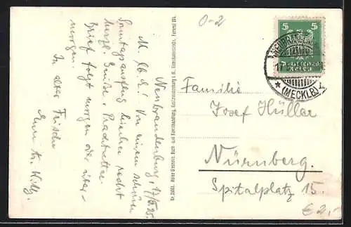 AK Neubrandenburg i. M., Friedländer Tor