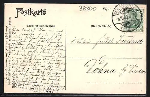 AK Wolfenbüttel, Litfasssäule am Rathaus