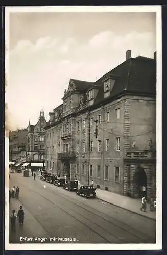 AK Erfurt, Anger mit Museum