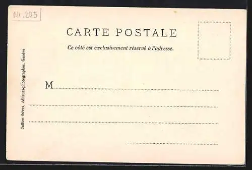 AK Montreux, vue generale et la Dent du Midi