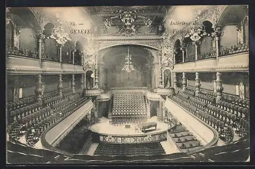 AK Geneve, Intérieur du Victoria Hall