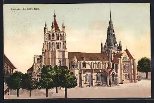 AK Lausanne, La Cathedrale