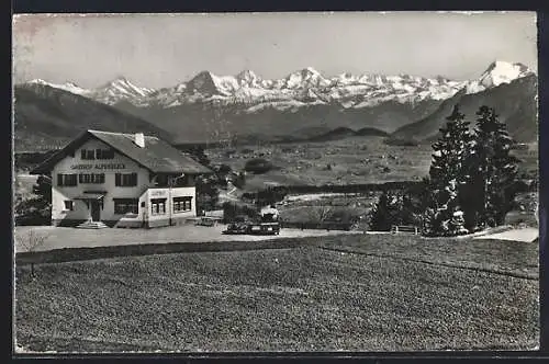 AK Grundbach-Wattenwil, Gasthof Alpenblick, Familie A. Portner
