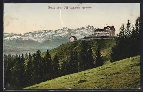 AK Gäbris /Kanton Appenzell, Gasthaus Gäbris