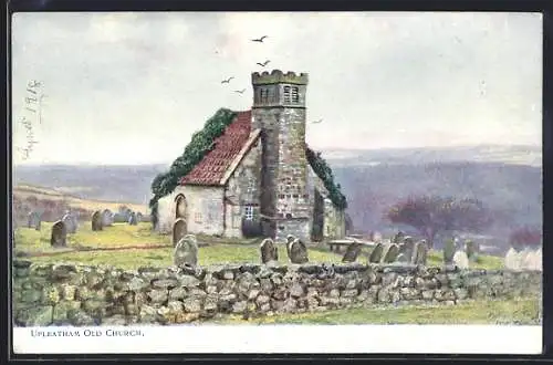 Künstler-AK Upleatham, Old Church