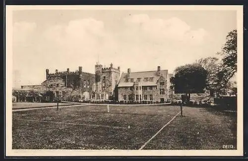 AK Whitby, St. Hilda`s School, Sneaton Castle, View from the Tennis Courts