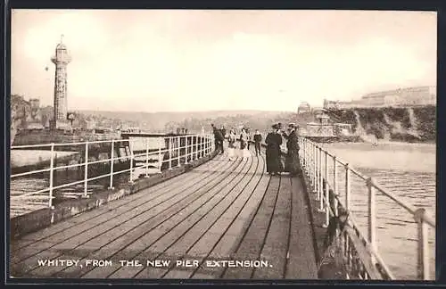 AK Whitby, Panorama from the New Pier Extension