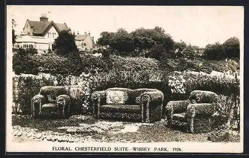 AK Bradford, Wibsey Park, Floral Chesterfield Suite