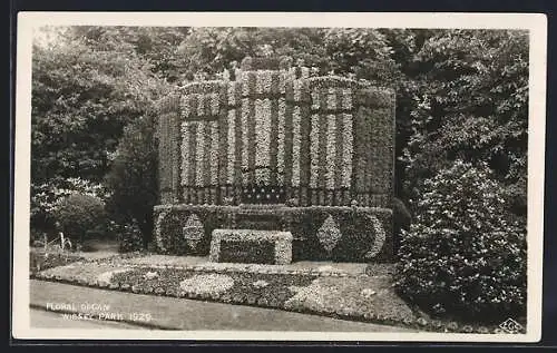 AK Bradford, Wibsey Park, Floral Organ 1929