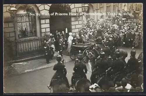 AK York, Visit of Princess Henry of Battenberg 24/10/05, 1905
