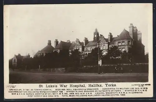 AK Halifax, St. Luke`s War Hospital