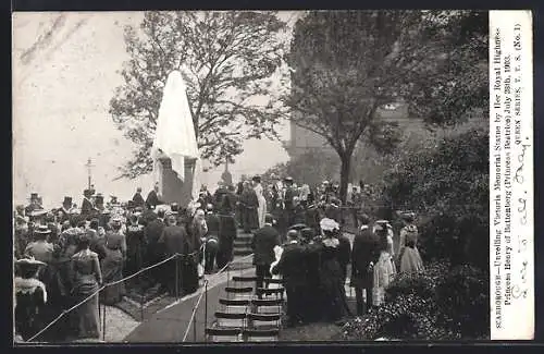 AK Scarborough, Unveiling Victoria Memorial Statue July 28th 1903