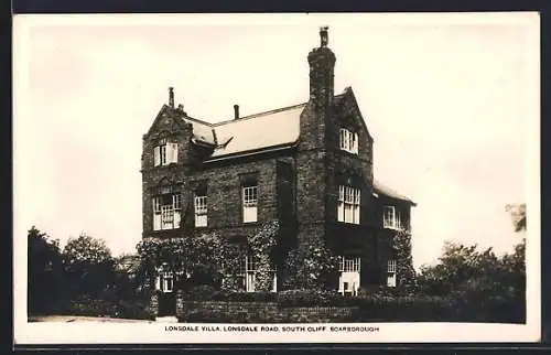 AK Scarborough, Lonsdale Villa, Lonsdale Road, South Cliff