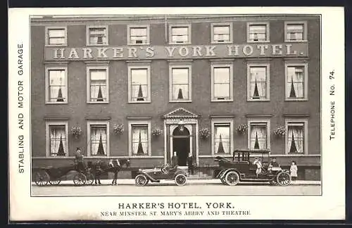 AK York, Harker`s Hotel
