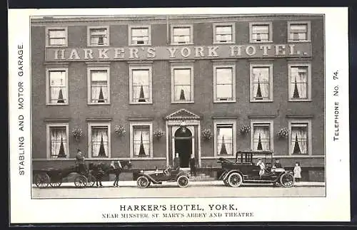 AK York, Harker`s Hotel