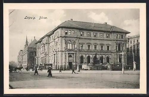 AK Leipzig, Börse mit Strassenpartie