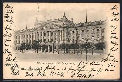 AK Leipzig, Die neue Universität, Augusteum