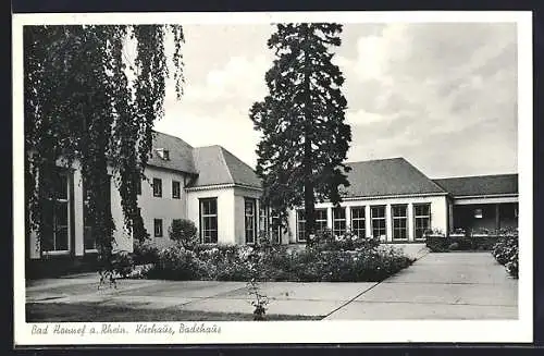 AK Bad Honnef a. Rhein, Kurhaus und Badehaus