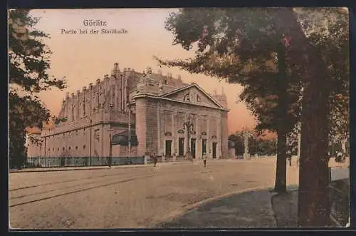 AK Görlitz, Partie bei der Stadthalle