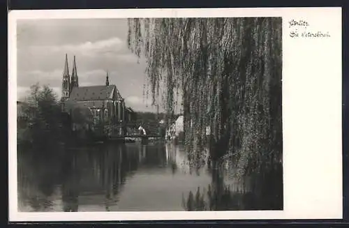 AK Görlitz, Blick auf die Peterskirche