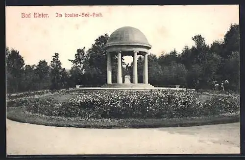 AK Bad Elster, Partie im Louisa-See-Park