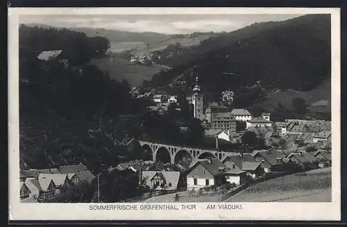 AK Gräfenthal / Thür., Partie am Viadukt