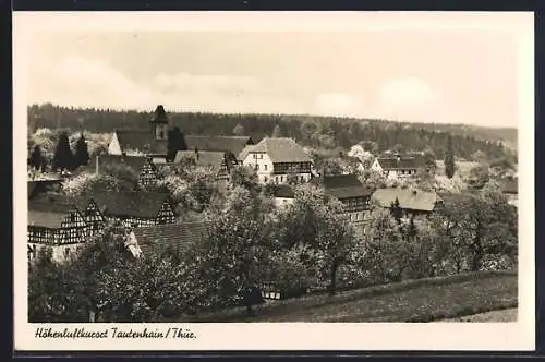 AK Tautenhain /Thür., Ortsansicht mit Panorama