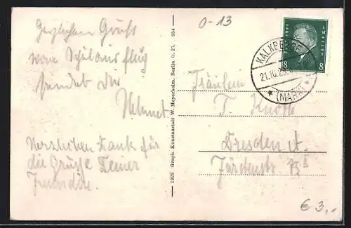 AK Kalkberge /Mark., Hohe Haide und Krämer-See