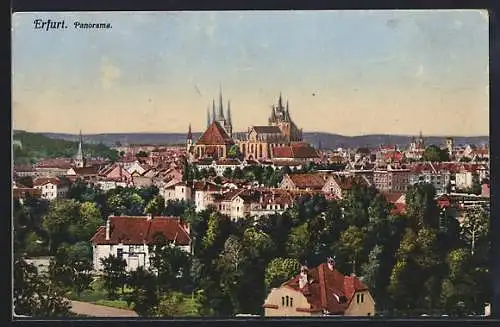 AK Erfurt, Blick auf den Ort