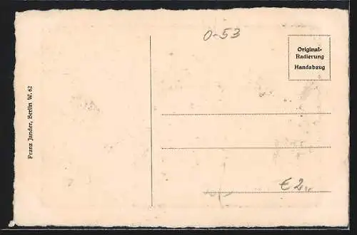 Künstler-AK Weimar / Thüringen, Goethe`s Gartenhaus