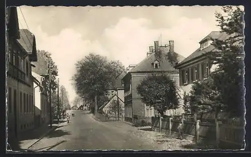 AK Grünbach /Vogtland, Falkensteiner Strasse