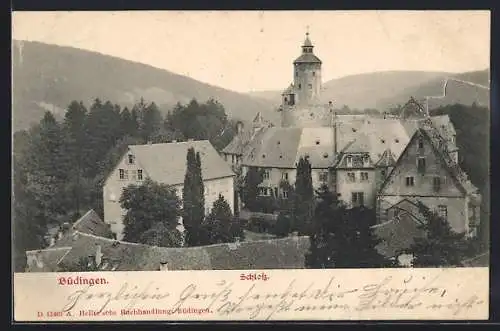 AK Büdingen / Hessen, Blick auf das Schloss