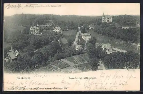 AK Hamburg-Blankenese, Aussicht vom Süllbergturm
