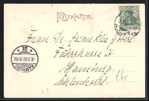 AK Köln-Neustadt, Deutscher Ring mit Springbrunnen