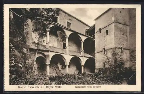 AK Falkenstein i. bayer. Wald, Teilansicht vom Burghof